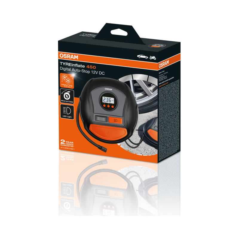 OSRAM AUTOMOBILINĖ ELEKTRINĖ SKAITMENINĖ POMPA