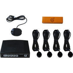 AUTOMOBILIO PARKAVIMO SISTEMA SU 4 ATJUNGIAMAIS SENSORIAIS BE DI