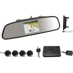 AUTOMOBILIO PARKAVIMO SISTEMA SU VAIZDU VEIDRODĖLYJE