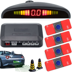 AUTOMOBILIO PARKAVIMO SISTEMA SU 4  ATJUNGIAMAIS SENSORIAIS SU D