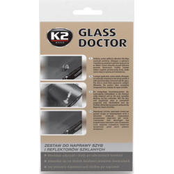STIKLO UŽTAISYMO RINKINYS K2 "GLASS DOCTOR"