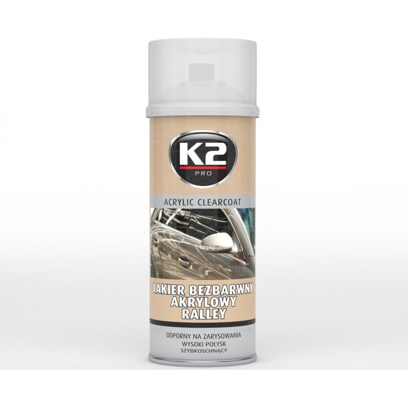 SKAIDRUS BLIZGUS AKRILINIS LAKAS K2 GLOSS 400ML SPRAY