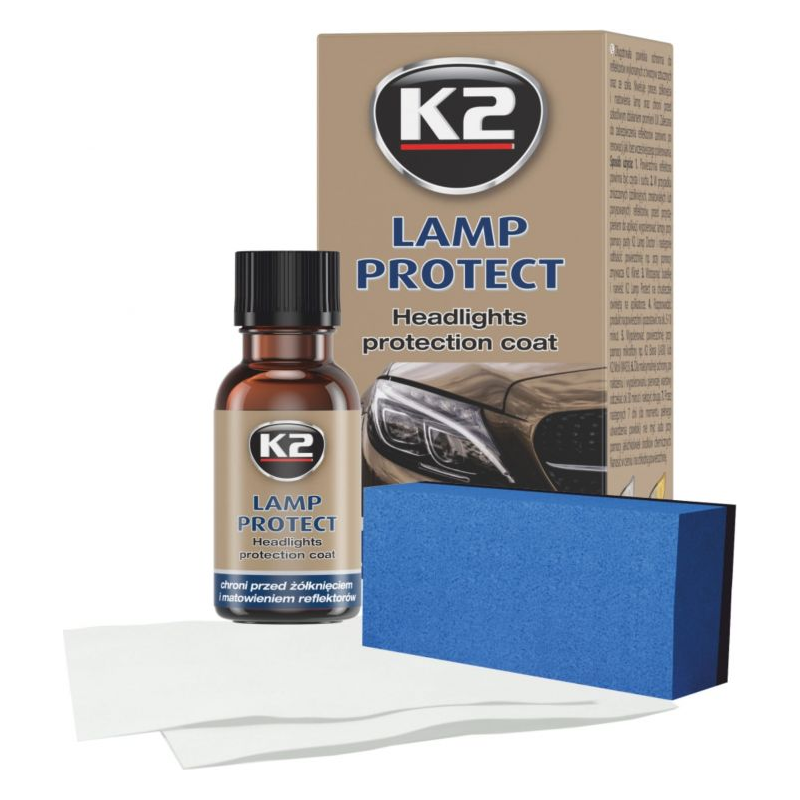 APSAUGINĖ LEMPŲ DANGA K2 "LAMP PROTECT" 10 ML SU APLIKATORIUMI