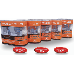 LEMPUTĖS H1, H3, H7, H8, H11