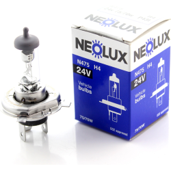 NEOLUX LEMPUTĖS H4 75/70W 24V P43T 10X10X1