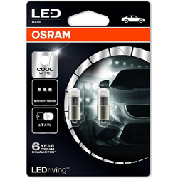 OSRAM LEMPUTĖS 1W 12V BA9S  5XBLI2 4K