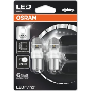 OSRAM LEMPUTĖS LED 2W 12V BA15S 5XBLI2 4K