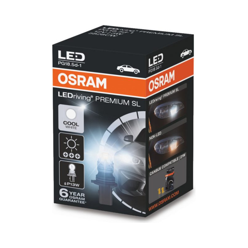 OSRAM LEMPUTĖS 3W 12V PG18.5D-1 10X1 2B
