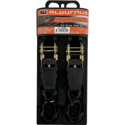 KROVINIO TVIRTINIMO JUOSTA JUODA 25MM*5M 2VNT